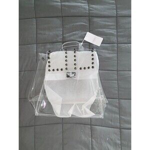 The Blair with Gunmetal Studs by Clearly Handbags